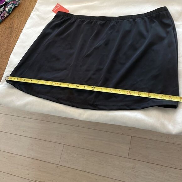 LISA CURRAN BLACK PAREO MINI SKIRT.  NEW - Picture 4 of 7